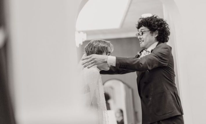 家族婚、目立ちたくない、誓いの言葉、レストランウエディング、ドレス着たくない、レストランウエディング、誓いのキス、少人数結婚式