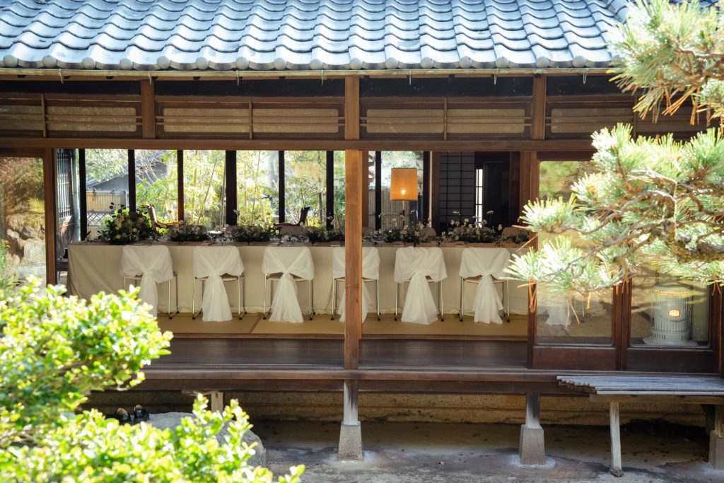 和の披露宴会場