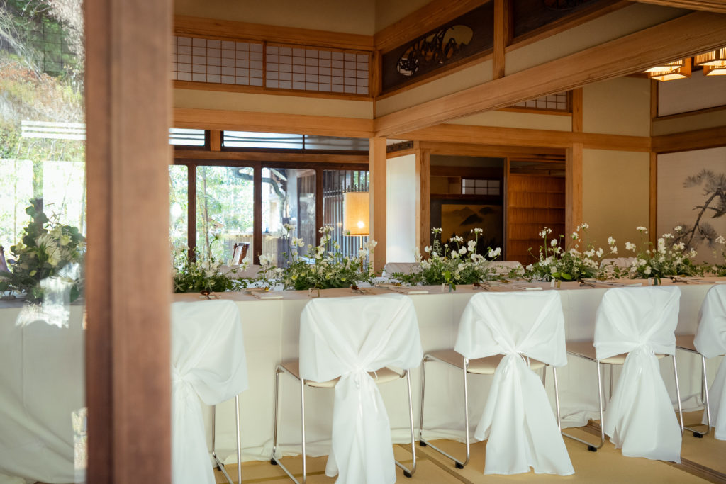 結婚式の会場装花