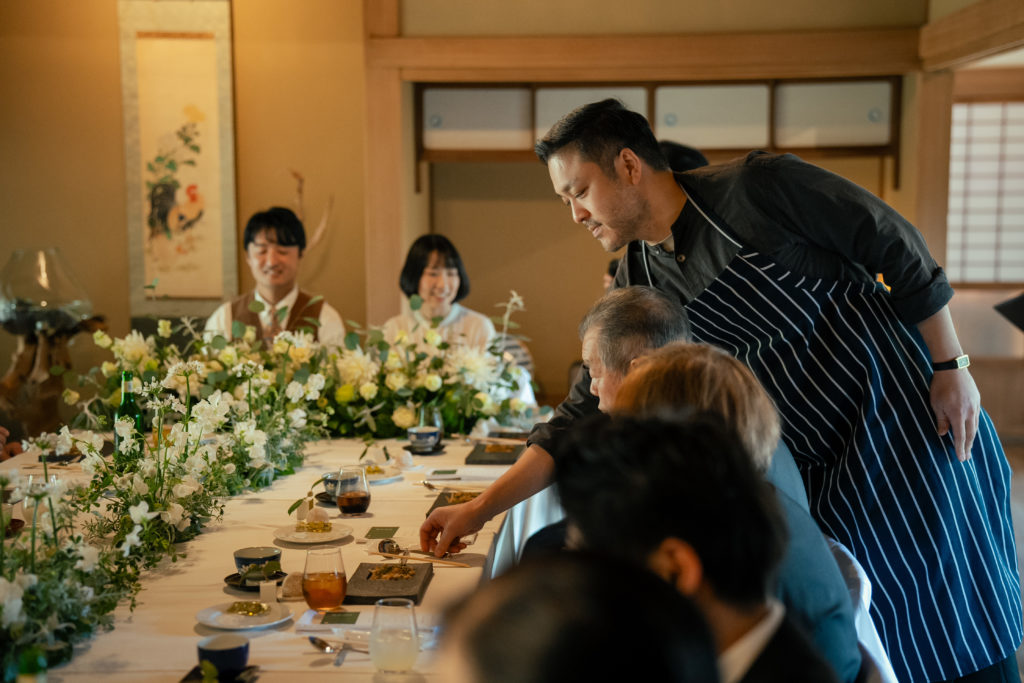 結婚式の食事会