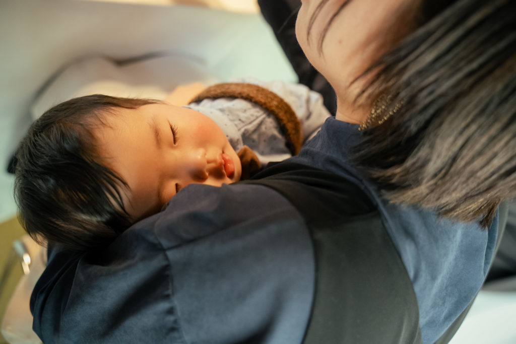 寝ている赤ちゃん