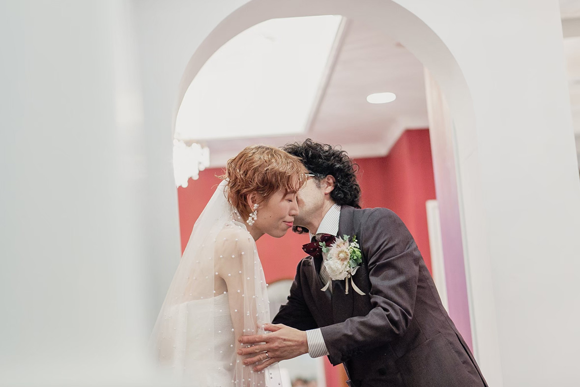 結婚式の新郎新婦