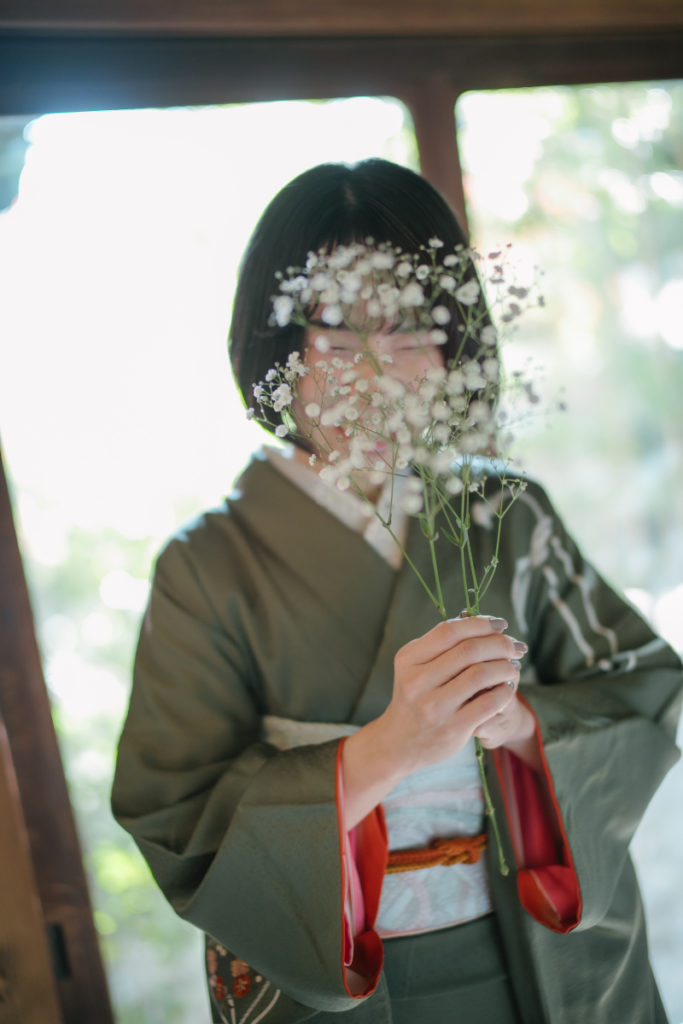 かすみそうと新婦