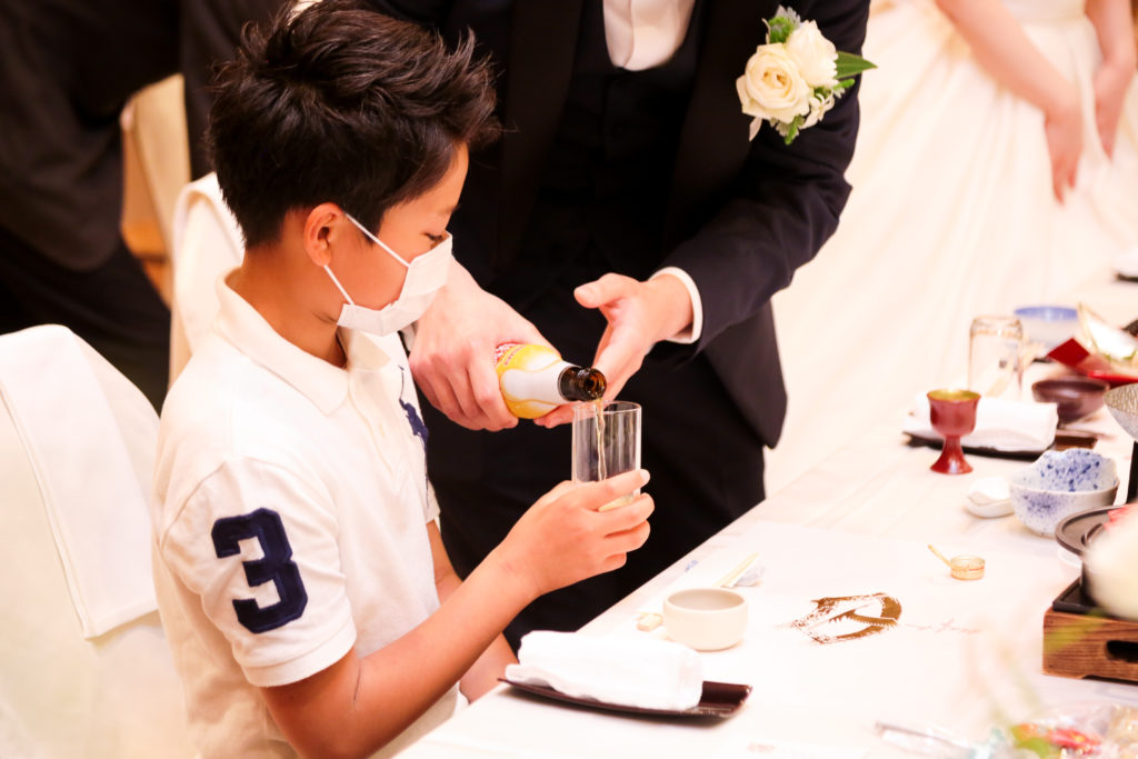 結婚式乾杯