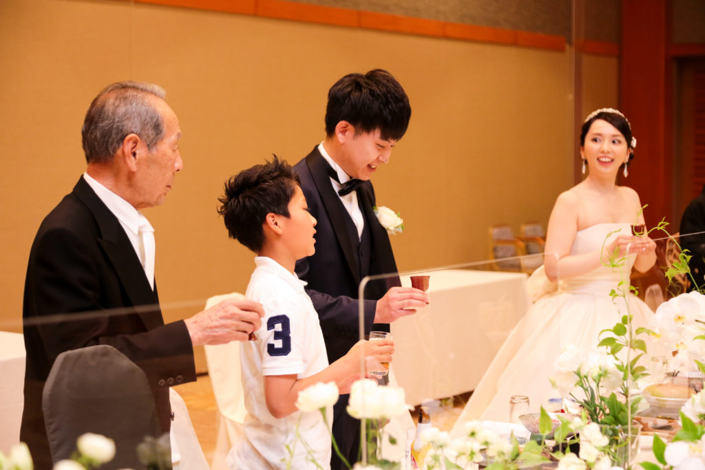 結婚式乾杯