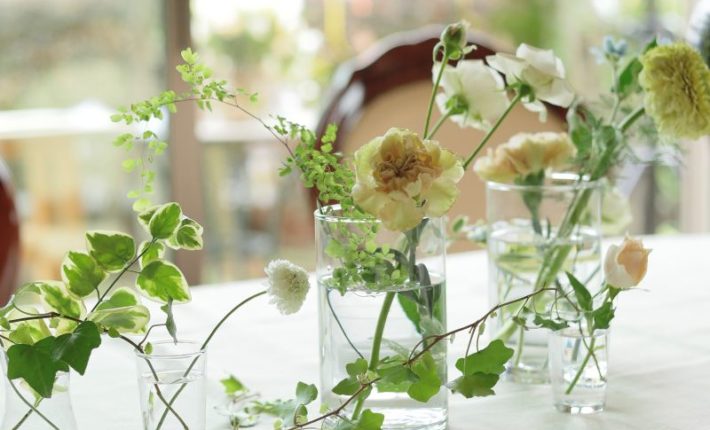 福岡の自宅結婚式の装飾