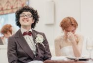 新郎新婦の笑顔があふれる、福岡のフリーウエディングプランナーによるレストランウエディング