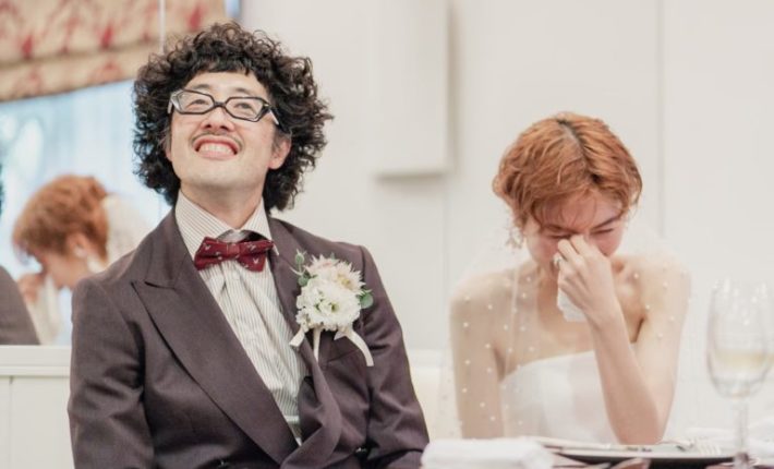 新郎新婦の笑顔があふれる、福岡のフリーウエディングプランナーによるレストランウエディング