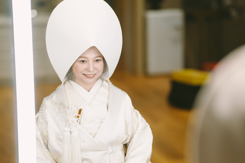 白無垢姿の新婦様