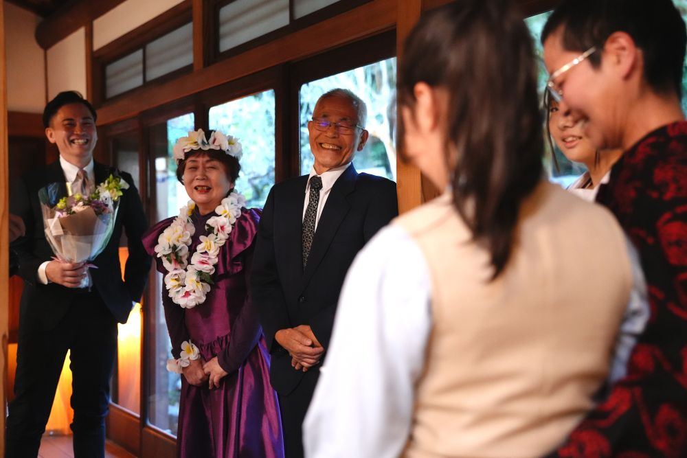 福岡のフリーウエディングプランナーにより結婚式でお孫さんからのプレゼント