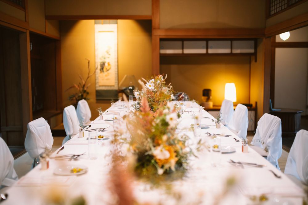 福岡のフリーウエディングプランナーがご提案した秋の装花