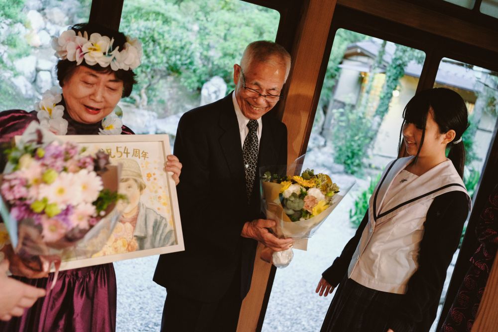 福岡のフリーウエディングプランナーがてがける結婚式でご祖父母へプレゼント